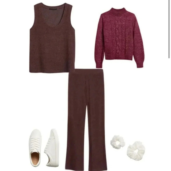 Banana Republic Cozy Cable Mock-Neck Sweater - Picture 15 of 15